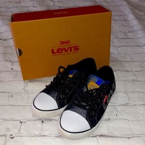 Like New/w Box Little Boys 1y Levi's Stan Buck Low Denim Sneakers